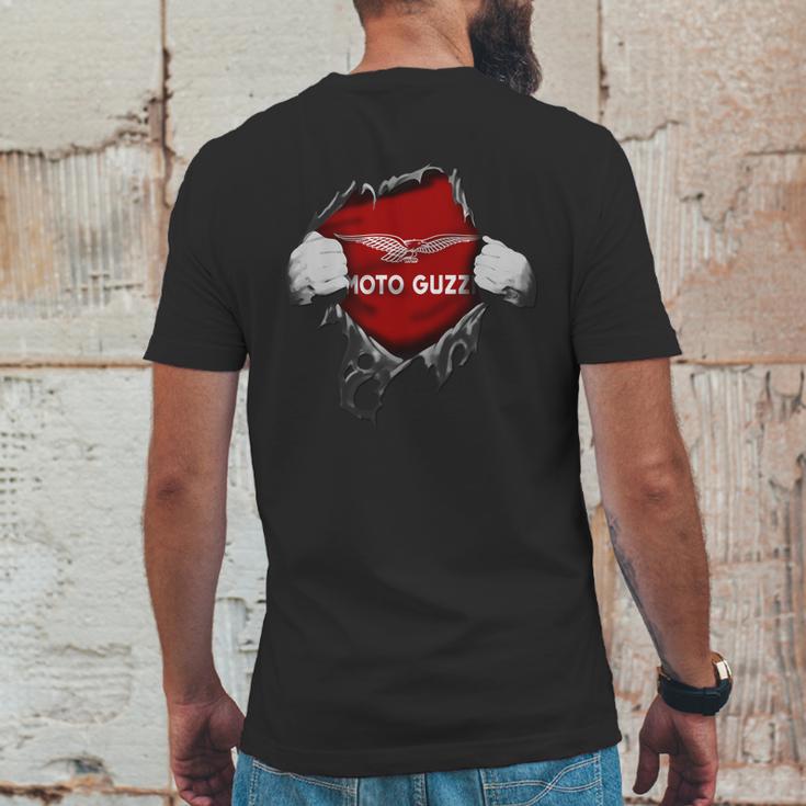 Moto Guzzi Moto Guzzi Mens Back Print T-shirt Funny Gifts