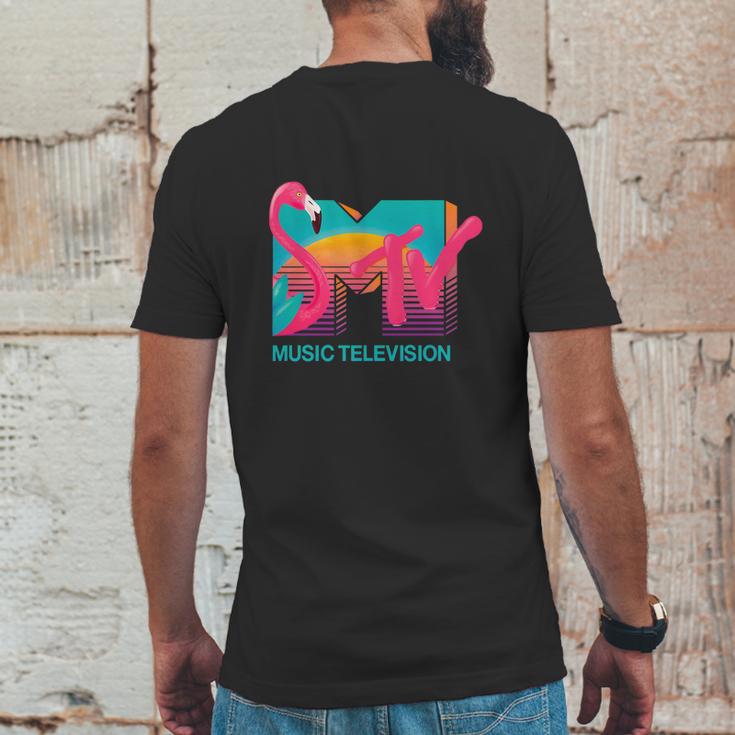 Mtv Music Television Mens Back Print T-shirt Funny Gifts