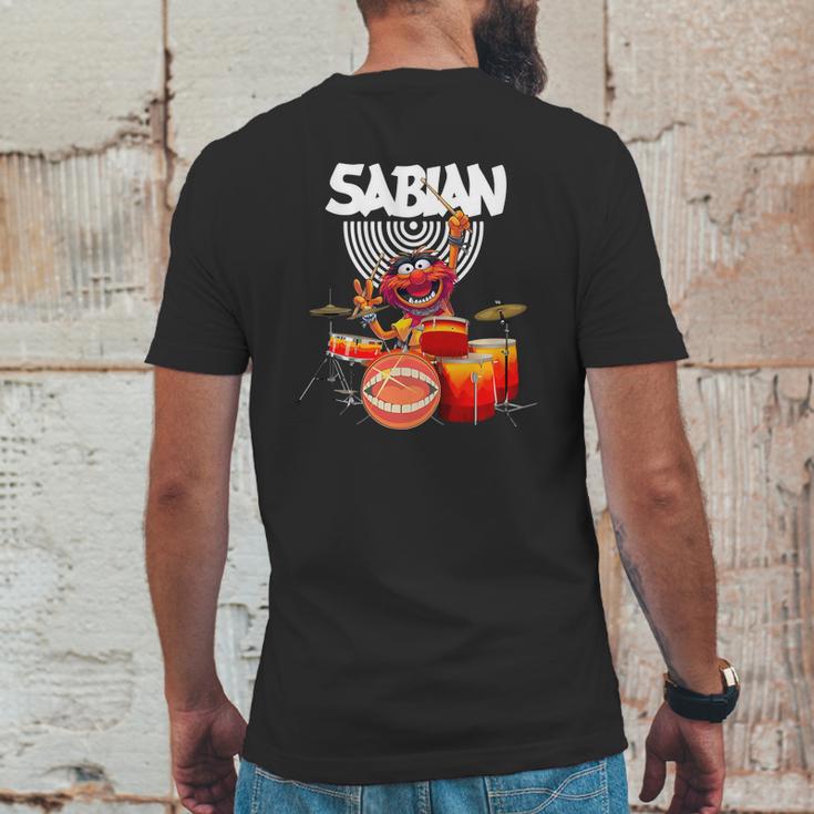 The Muppet Show Animal Playing Drum Sabian Shirtc Mens Back Print T-shirt Funny Gifts