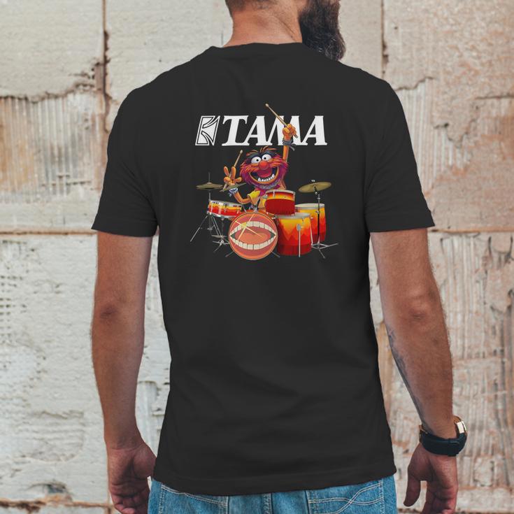 Muppets Animal Playing Drum Kits Tama Drums Mens Back Print T-shirt Funny Gifts