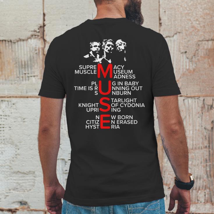 Muse Music Mens Back Print T-shirt Funny Gifts