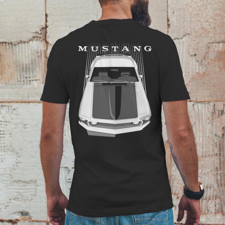 Mustang Boss 69 White Mens Back Print T-shirt Funny Gifts