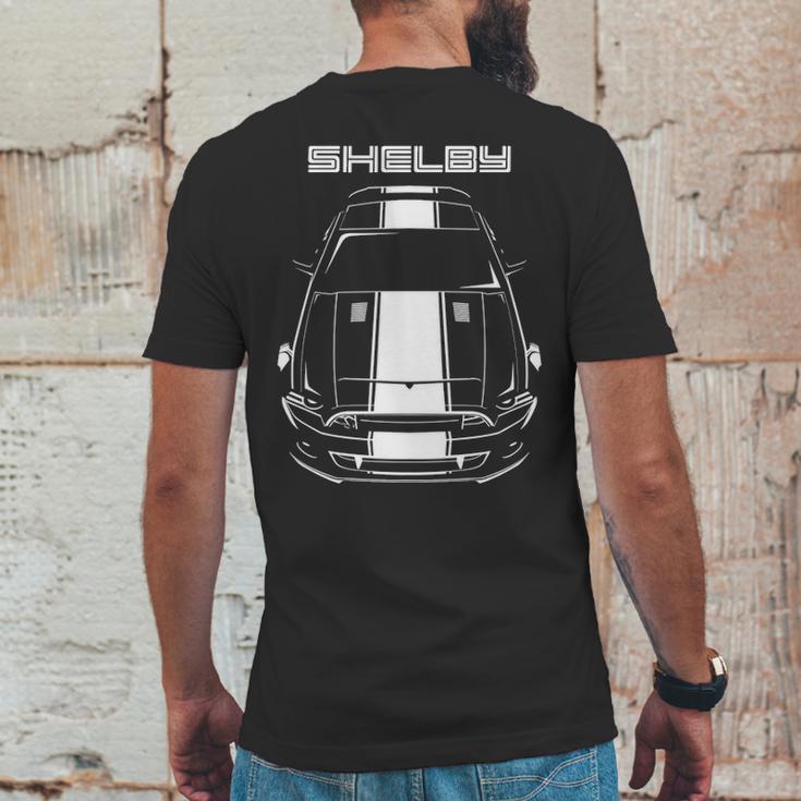 Mustang Shelby Gt500 Super Snake 2013 2014 White Stipe Mens Back Print T-shirt Funny Gifts