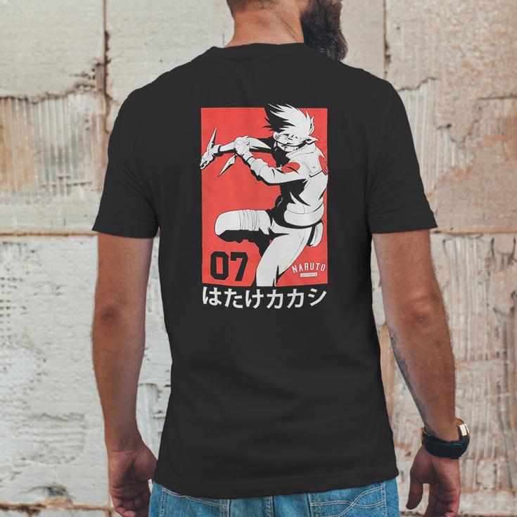 Naruto Shippuden Collection Black Graphic Mens Back Print T-shirt Funny Gifts