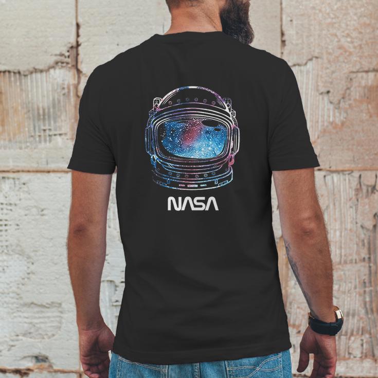 Nasa Galaxy Lineart Fill Helmet Mens Back Print T-shirt Funny Gifts