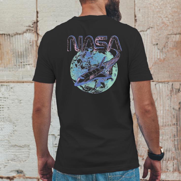 Nasa Pastel Earth Mens Back Print T-shirt Funny Gifts