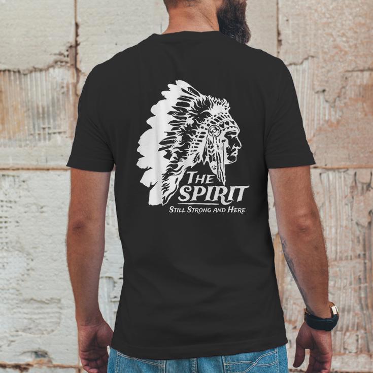 Native American Indians The Spirit Still Strong And Here Mens Back Print T-shirt Funny Gifts