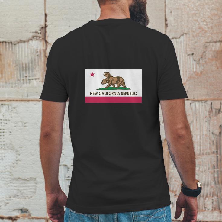 New California Republic Ncr Flag Mens Back Print T-shirt Funny Gifts