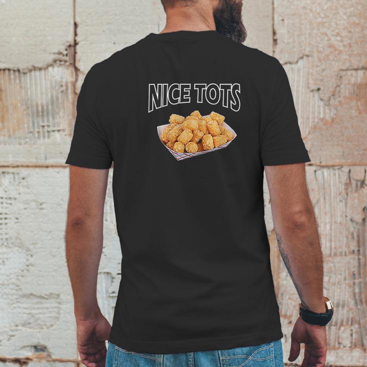 Nice Tots Tater Mens Back Print T-shirt Funny Gifts