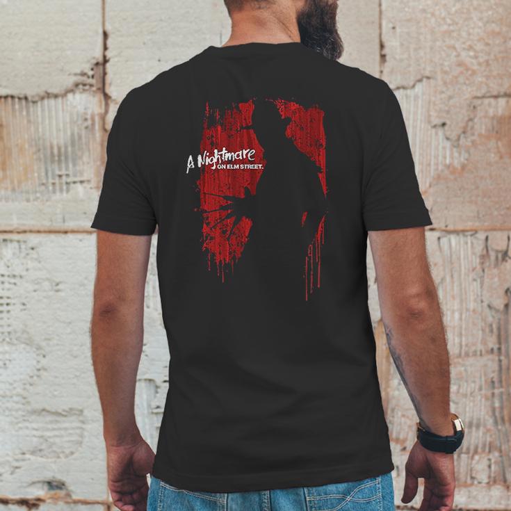 Nightmare On Elm Street Slayer Silhouette Mens Back Print T-shirt Funny Gifts