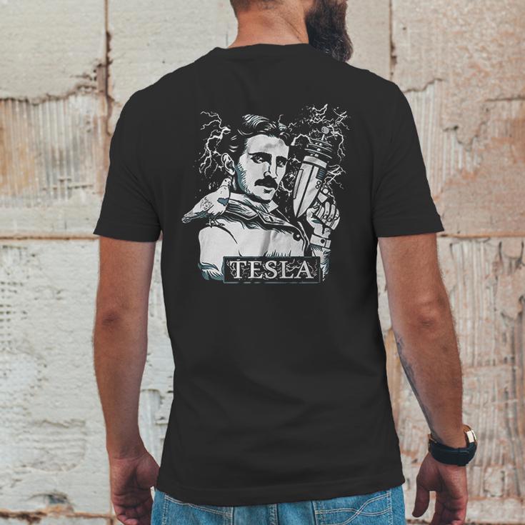 Nikola Tesla Funny Mens Back Print T-shirt Funny Gifts