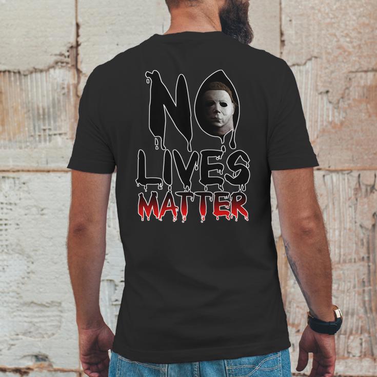 No Lives Matter Classic Horror Mens Back Print T-shirt Funny Gifts