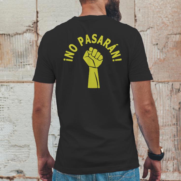 No Pasaran T-Shirt Mens Back Print T-shirt Funny Gifts