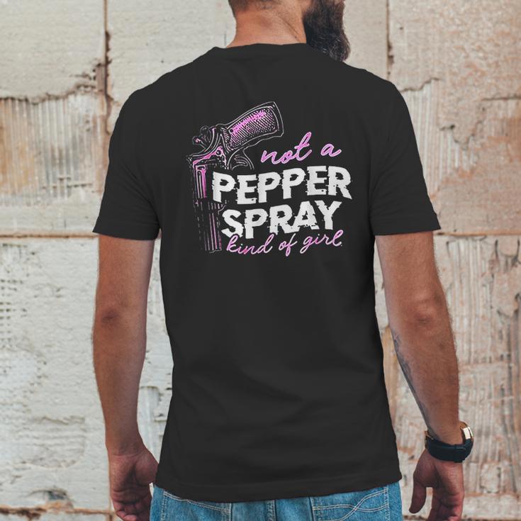 Not A Pepper Spray Kind Of Girl Mens Back Print T-shirt Funny Gifts