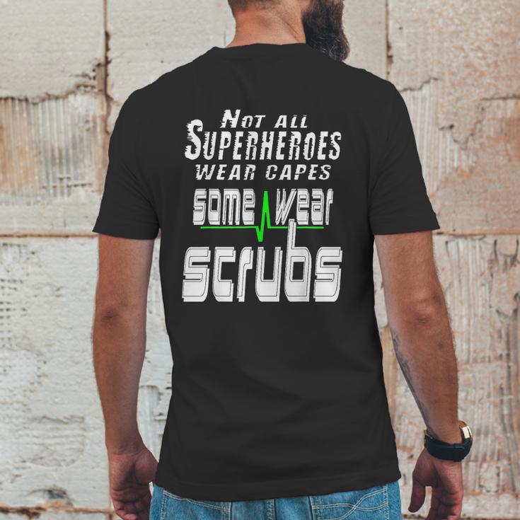 Not All Superheros Wear Capes Mens Back Print T-shirt Funny Gifts