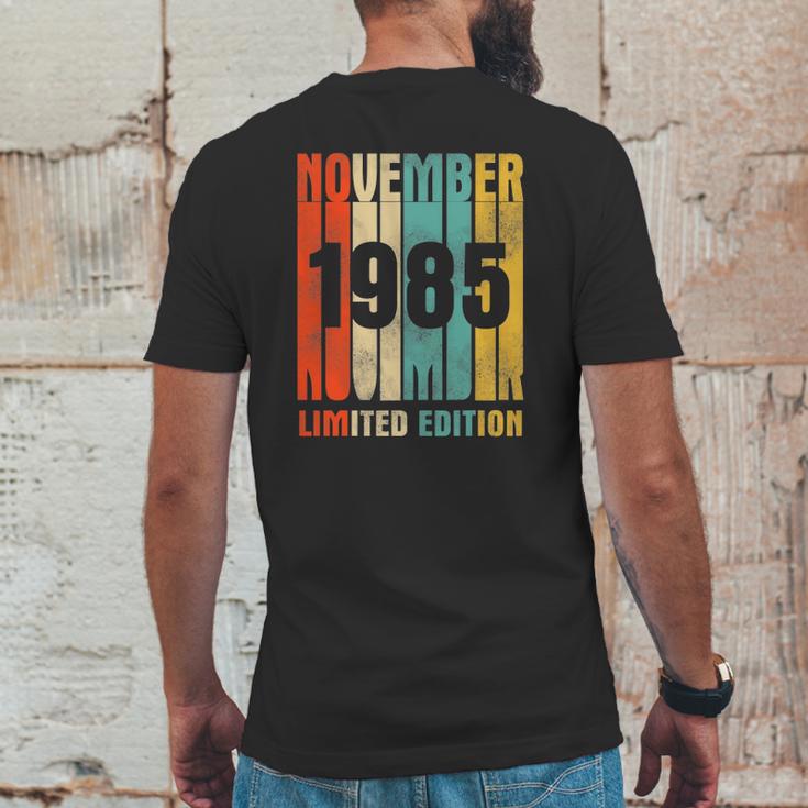 November 1985 36Th Birthday Gift 36 Years Old Mens Back Print T-shirt Funny Gifts