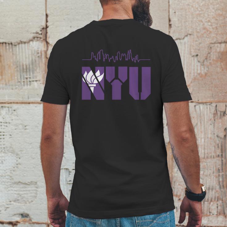 Nyu Mens Back Print T-shirt Funny Gifts