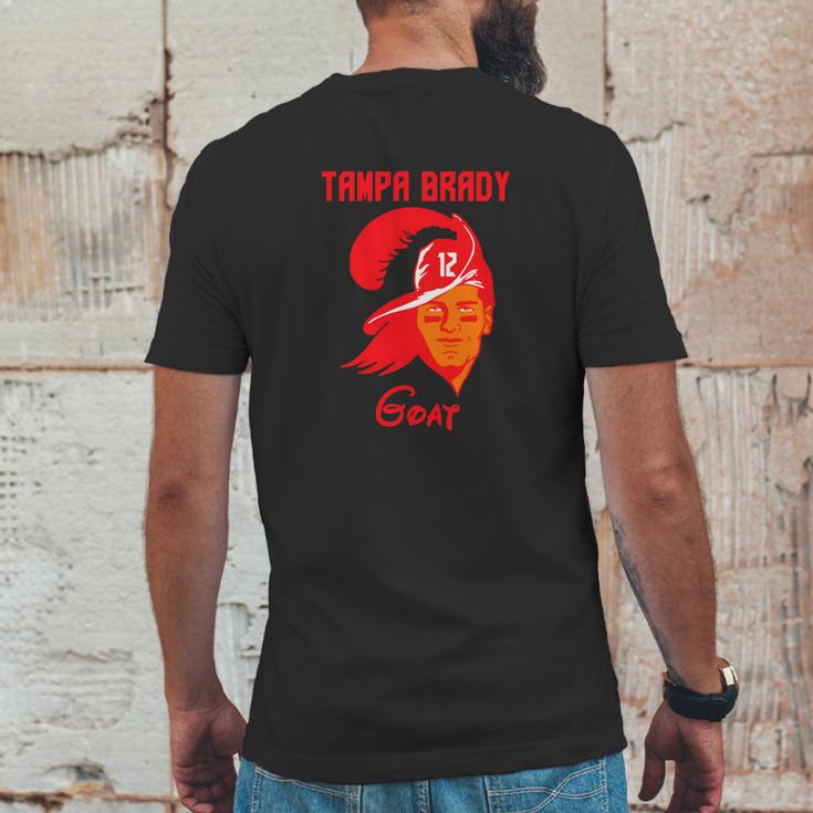 Official Tampa Brady Goat Shirt Mens Back Print T-shirt Funny Gifts