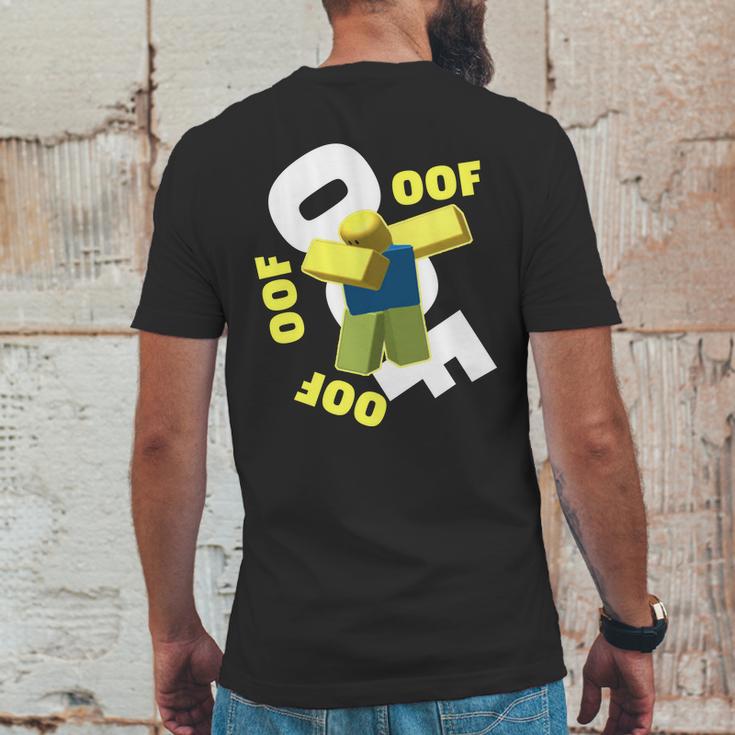 Oof Dancing Dabbing Noob Mens Back Print T-shirt Funny Gifts