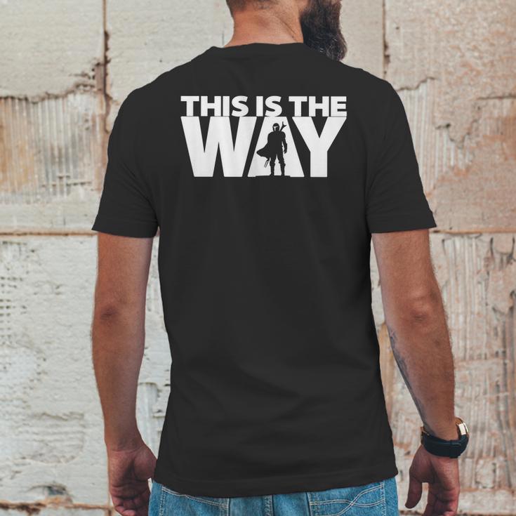 This Is The Way | The Mandalorian Series | Dopeyart Mens Back Print T-shirt Funny Gifts