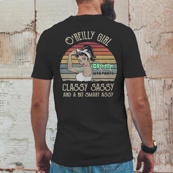 Oreilly Auto Parts Girl Classy Sasy And A Bit Smart Asy Retro Mens Back Print T-shirt Funny Gifts