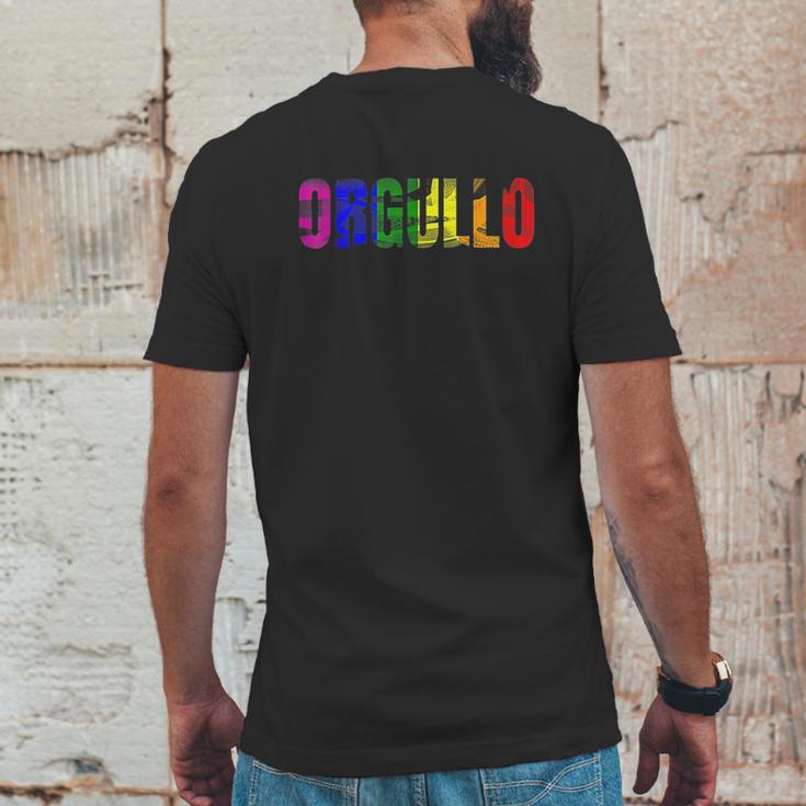 Orgullo Pride Flag Lgbtq For Pride 2019 Mens Back Print T-shirt Funny Gifts