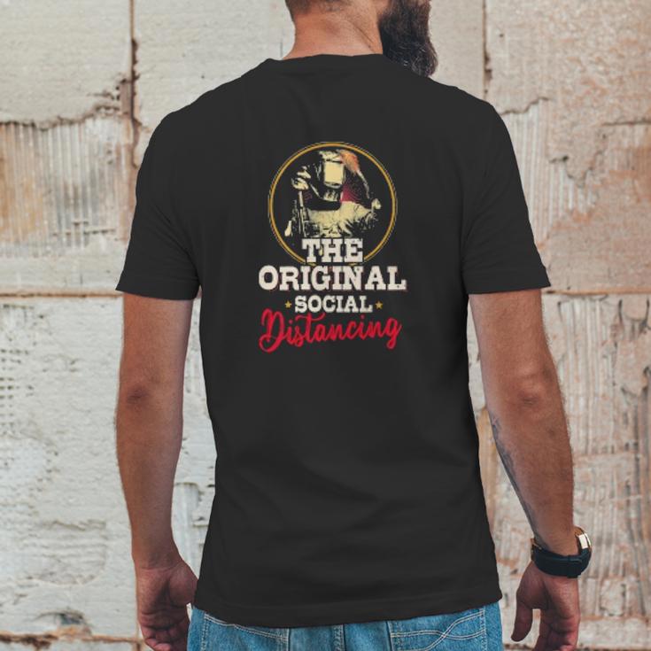 The Original Social Distancing Mens Back Print T-shirt Funny Gifts