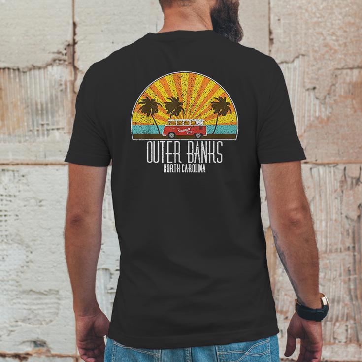 Outer Banks North Carolina Vacation Souvenir Mens Back Print T-shirt Funny Gifts