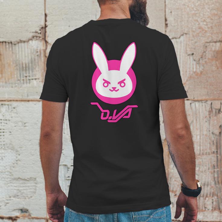 Overwatch Dva Bunny Spray Tee Shirt- Mens Back Print T-shirt Funny Gifts