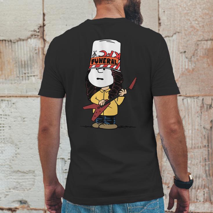 Peanut Buckethead Mens Back Print T-shirt Funny Gifts