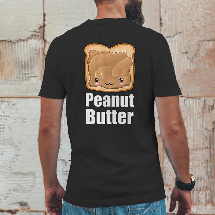 Peanut Butter Jelly Pb&J Halloween Matching Bff Mens Back Print T-shirt Funny Gifts