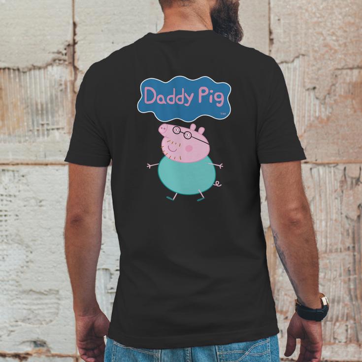 Peppa Pig Daddy Pig Dad Pig Daddy Pig Shirt Mens Back Print T-shirt Funny Gifts