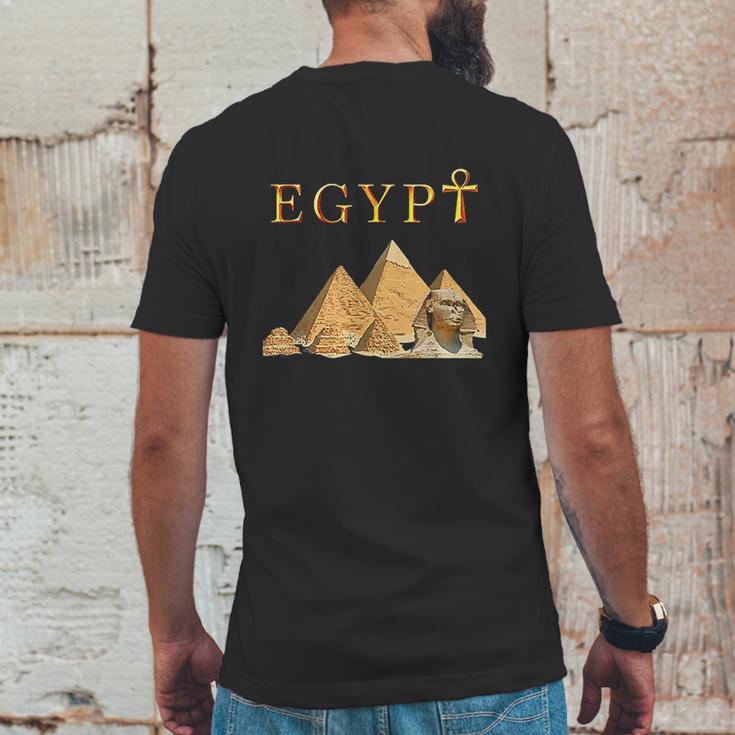 Pharaoh Ankh Pyramids Sphinx Egypt Tut Egyptian Gift Amazing Mens Back Print T-shirt Funny Gifts