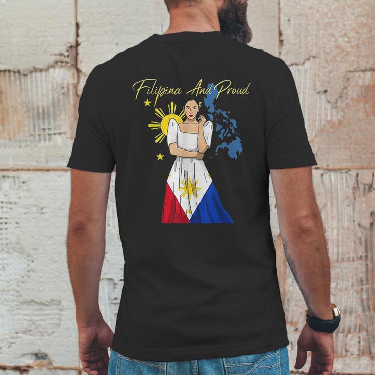 Philippines Pinay Filipina Pride Islands Flag Mens Back Print T-shirt Funny Gifts