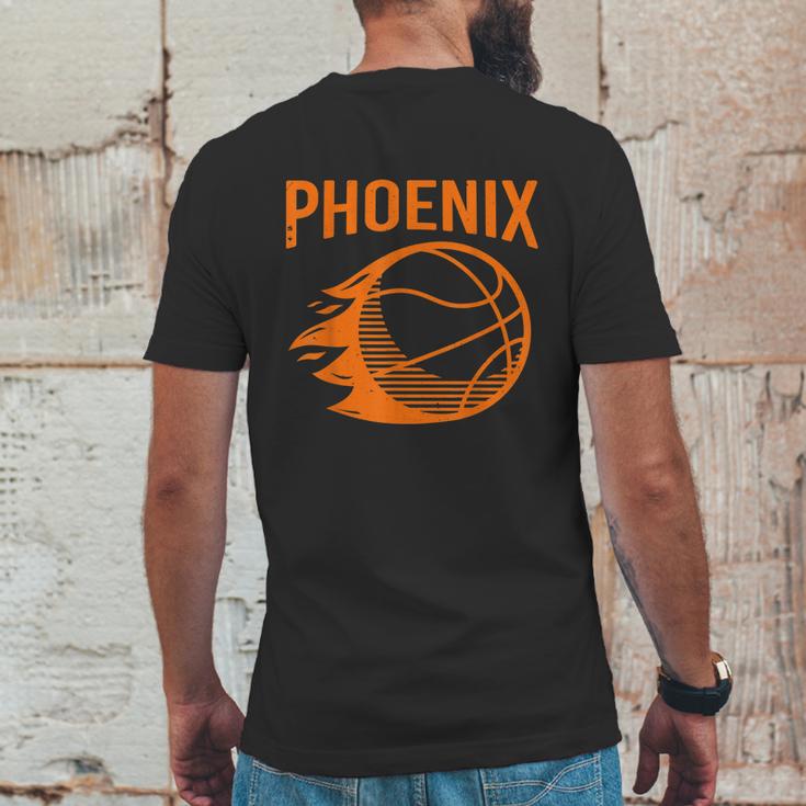 Phoenix Basketball Retro City Arizona State Bball Mens Back Print T-shirt Funny Gifts