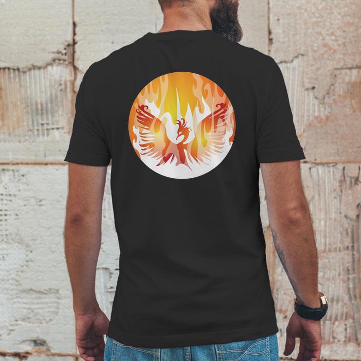 Phoenix Rising Mens Back Print T-shirt Funny Gifts