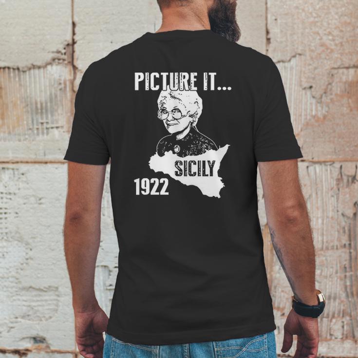 Picture It Sicily 1922 Golden Girls Mens Back Print T-shirt Funny Gifts