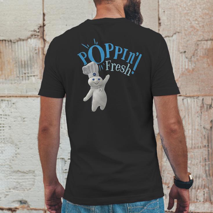 Pillsbury Doughboy Poppin Fresh Graphic Mens Back Print T-shirt Funny Gifts