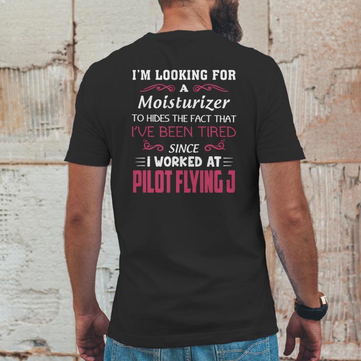 Pilot Flying J Mens Back Print T-shirt Funny Gifts