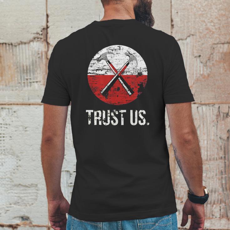 Pink Floyd Trust Us Worn Mens Back Print T-shirt Funny Gifts