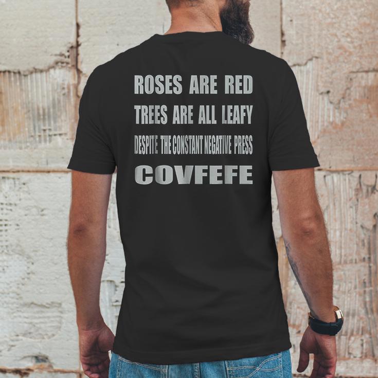 A Poem For Covfefe Mens Back Print T-shirt Funny Gifts