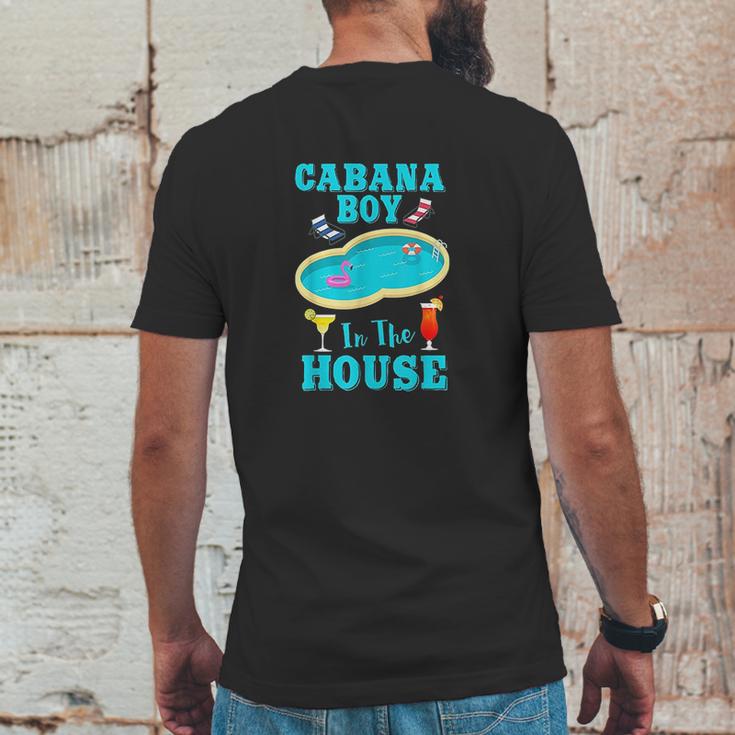 Pool Bo Beach Vacation Funny Cabana Boy In The House Mens Back Print T-shirt Funny Gifts