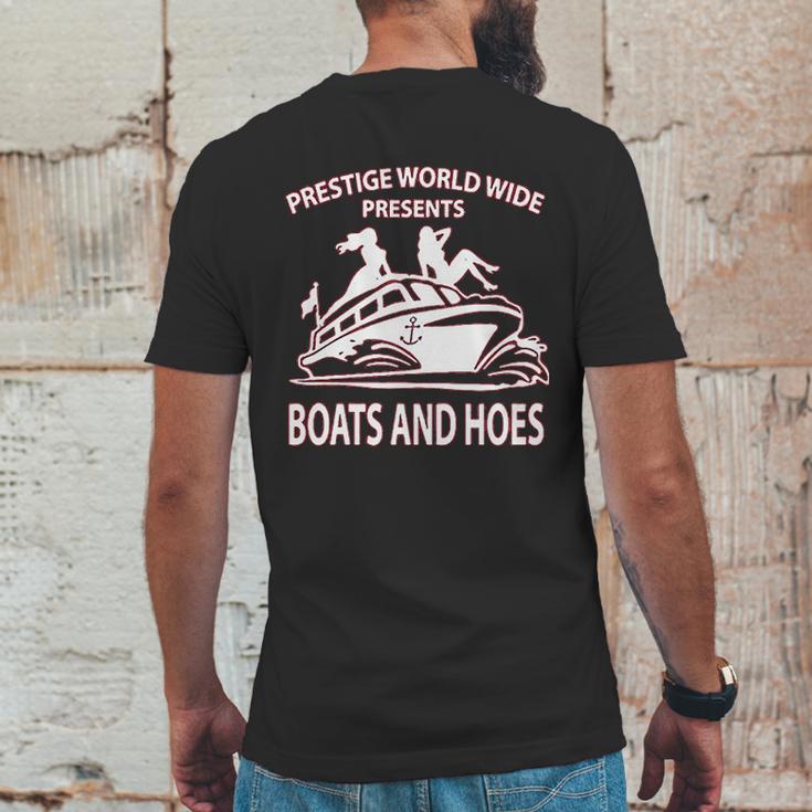 Prestige Worldwide Boats And Hoes Funny Movie Inspired Step Brothers Drinking Mens Back Print T-shirt Funny Gifts