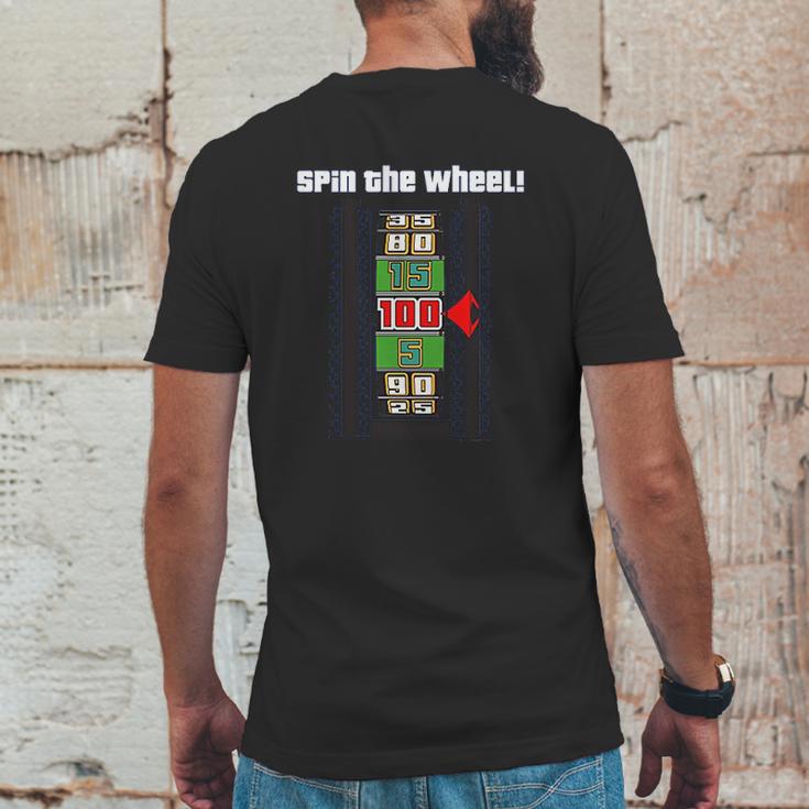 Price Is Right Spin The Wheel Long Sleeve Mens Back Print T-shirt Funny Gifts