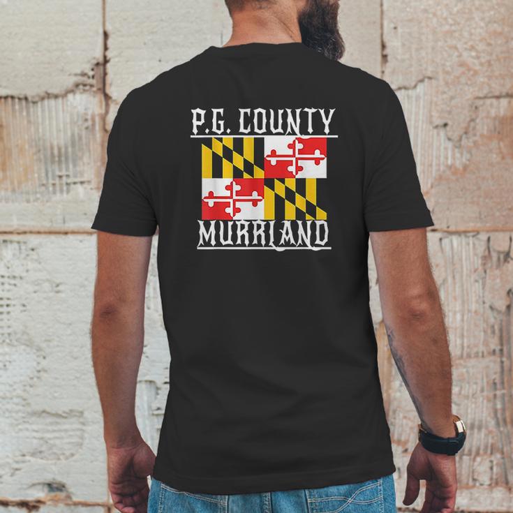 Prince Georges Maryland Murrland Dmv Gogo County Rep Mens Back Print T-shirt Funny Gifts