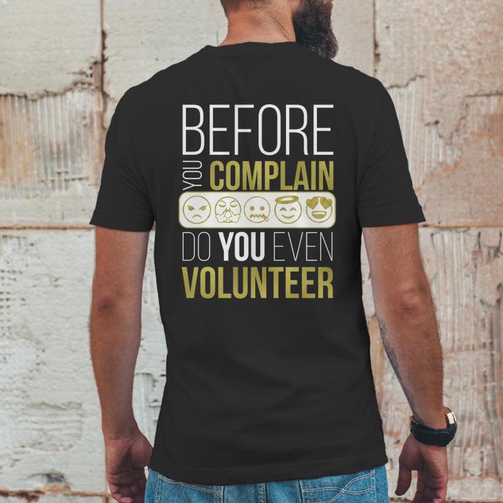 Pta Pto Fun Volunteer Before You Complain Do You Volunteer Great Gift Graphic Design Printed Casual Daily Basic Mens Back Print T-shirt Funny Gifts