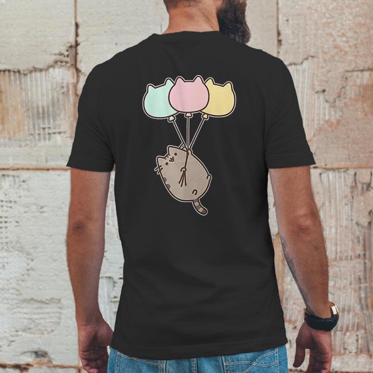 Pusheen The Cat Balloons Juniors Mens Back Print T-shirt Funny Gifts