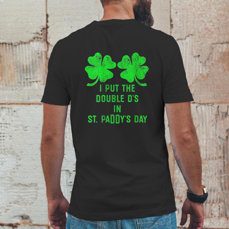 I Put Double Ds St Paddys Day Funny St Patricks Clover Mens Back Print T-shirt Funny Gifts