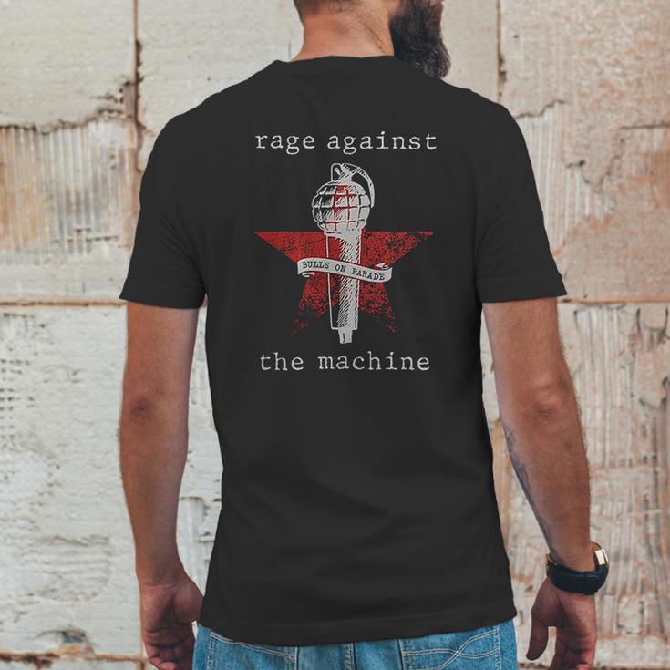 Rage Against The Machine Bulls On Parade Mic Mens Back Print T-shirt Funny Gifts