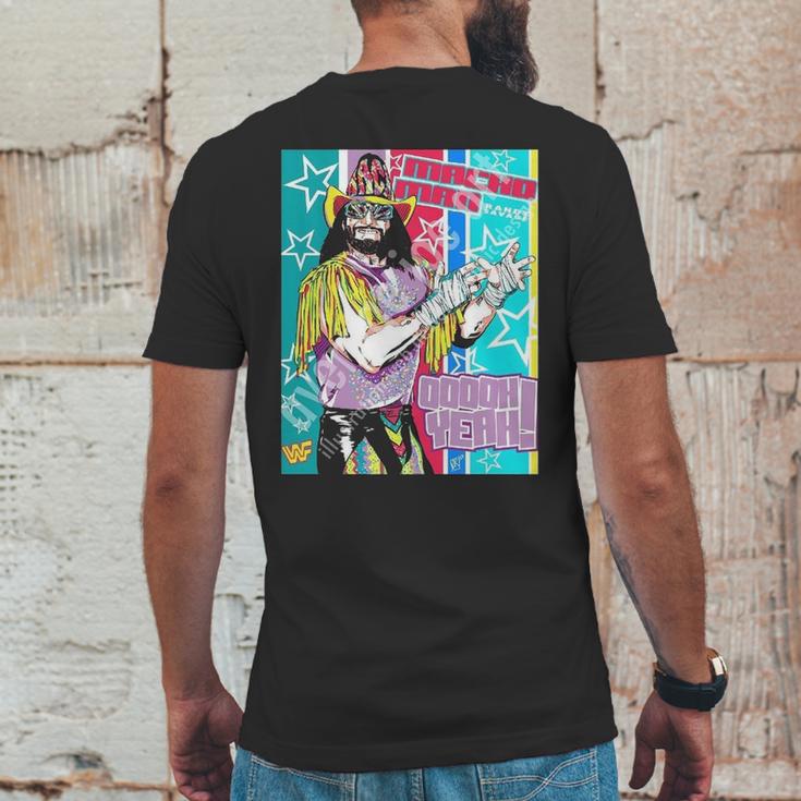 Randy Macho Man Savage Graphic Funny Mens Back Print T-shirt Funny Gifts